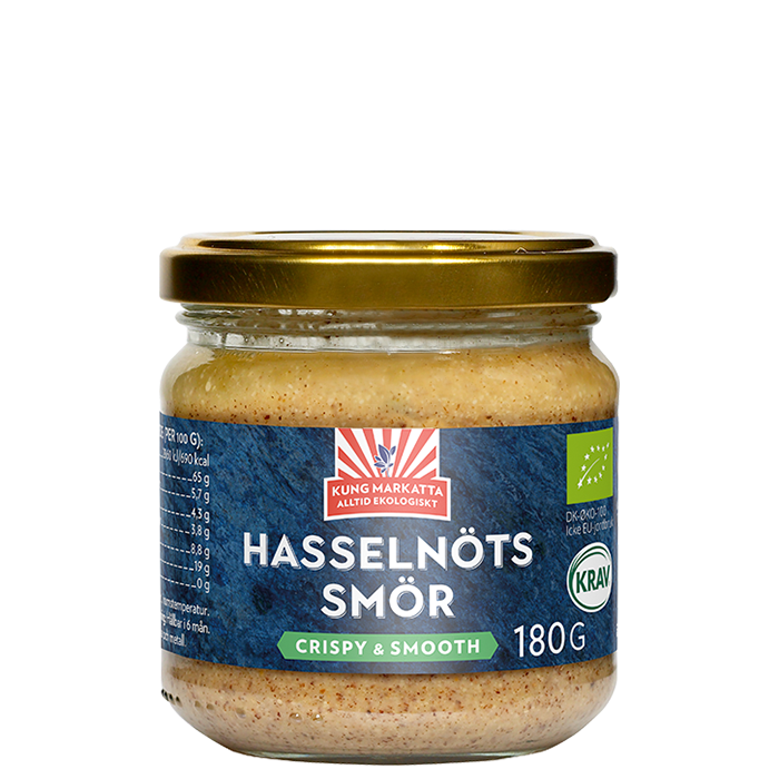 Kung Markatta Hasselnötssmör utan salt 180 gram