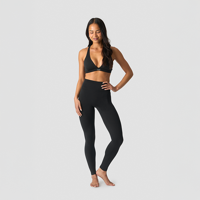 Luxe V-ringad Sport-bh Svart