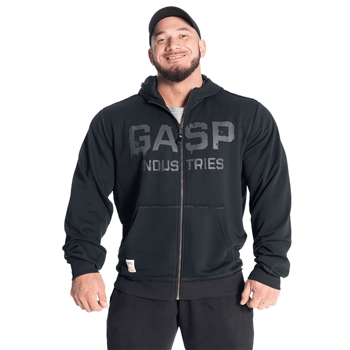 Gasp Layered Hood, Washed Black