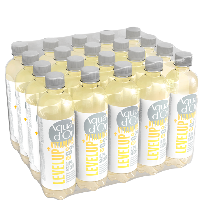 12 x Aquador Vitamins 500 ml Level Up Citron & Fläder