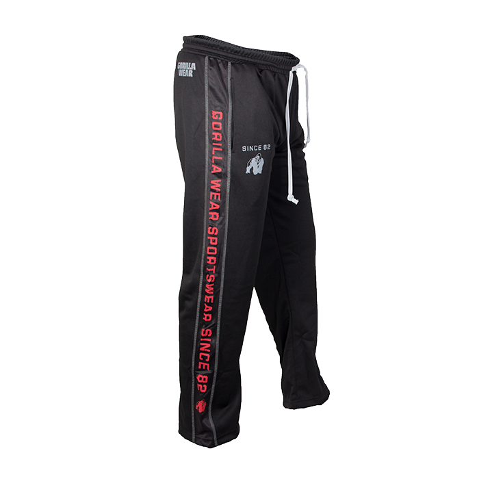 Functional Mesh Pants, Black/Red