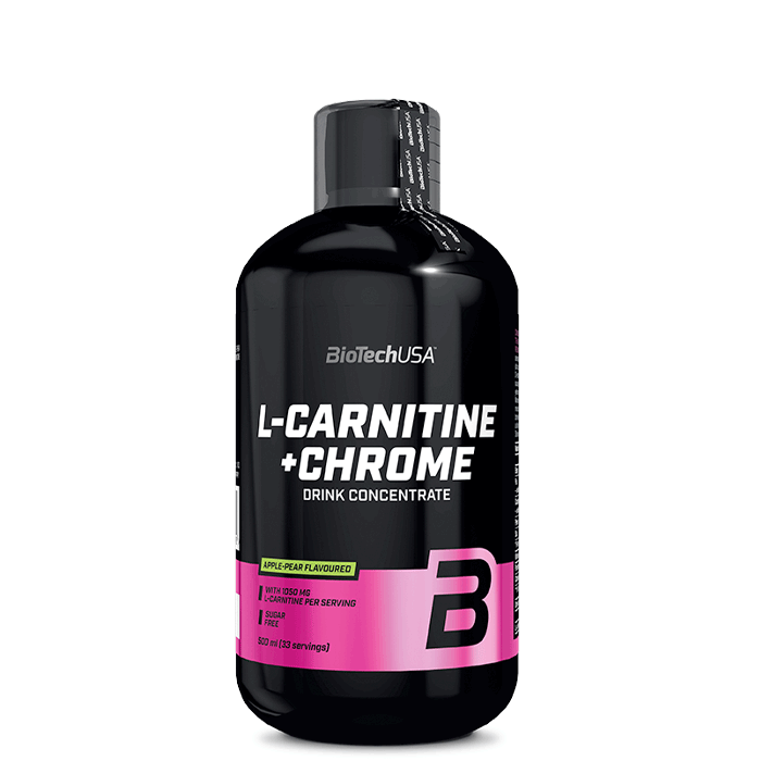 Biotech USA L-Carnitine +Chrome 500 ml  Orange