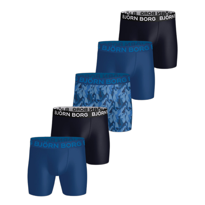 Sport Microfiber Boxerkalsonger 5‑pack