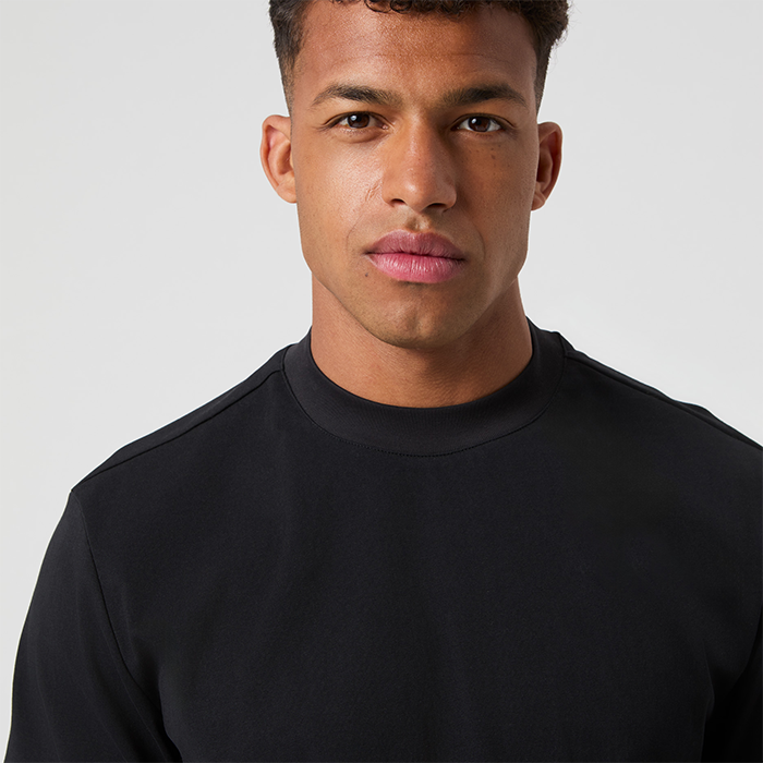 Centre High Neck T‑shirt Svart