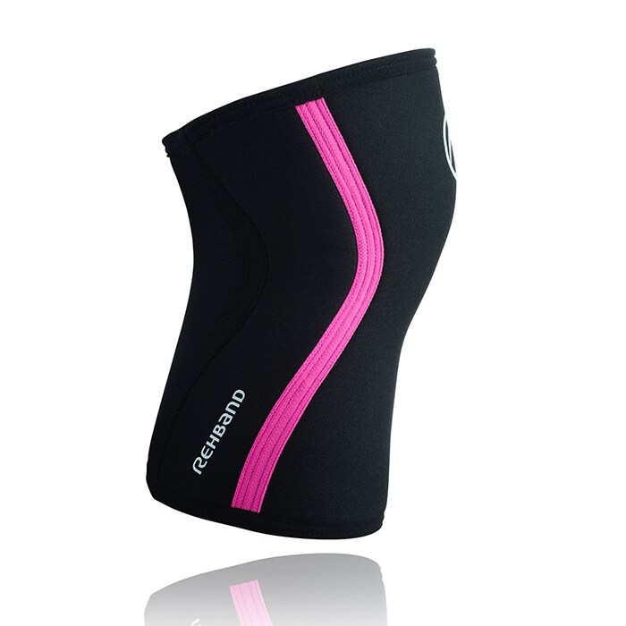 RX Knee Sleeve,7mm,Black/Pink