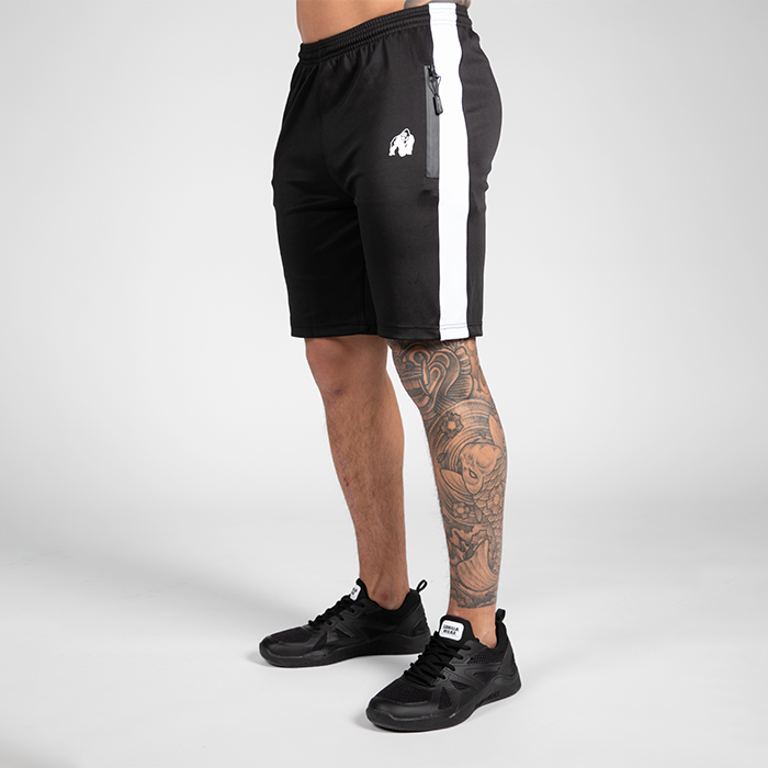 Benton Track Shorts, Black