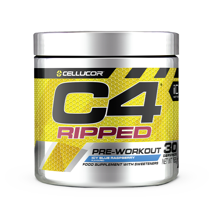 C4 Ripped PWO Icy Blue Raspberry 30 portioner
