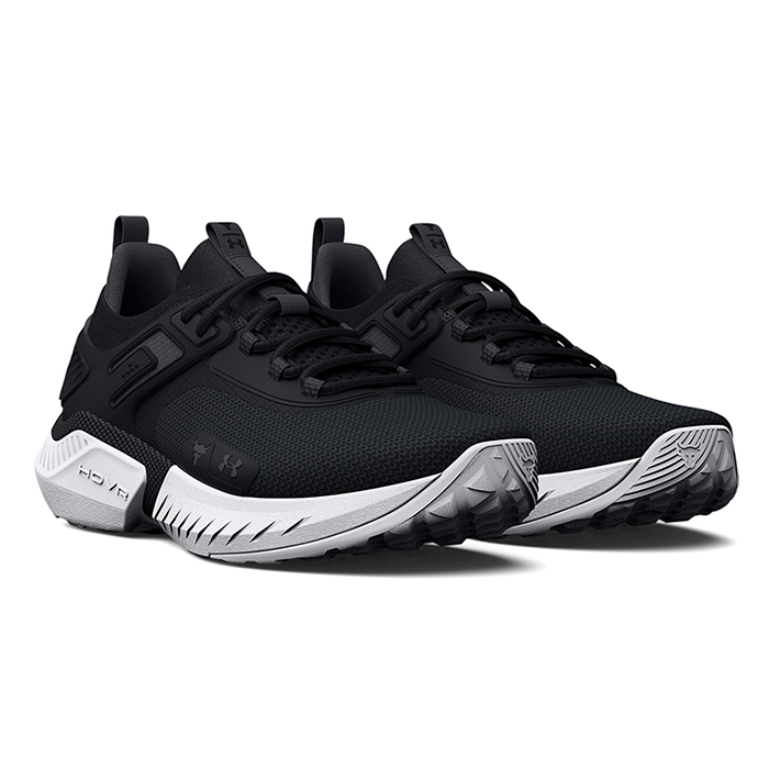 UA W Project Rock 5 Black/White/Gray