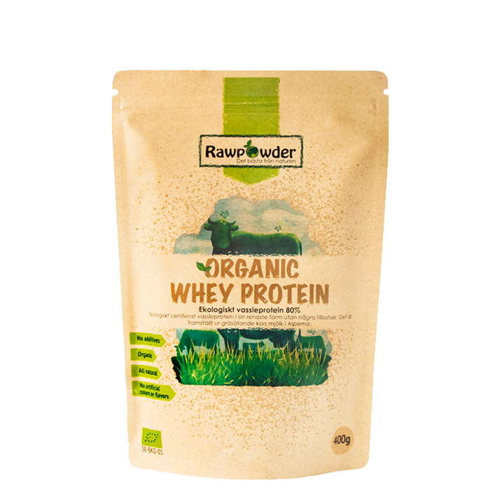 Organic Whey Protein Vassleprotein 80% 400 g