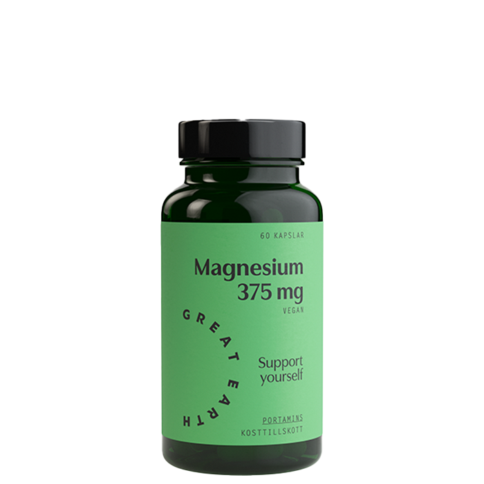 Great Earth Magnesium 375 mg 60 kapslar