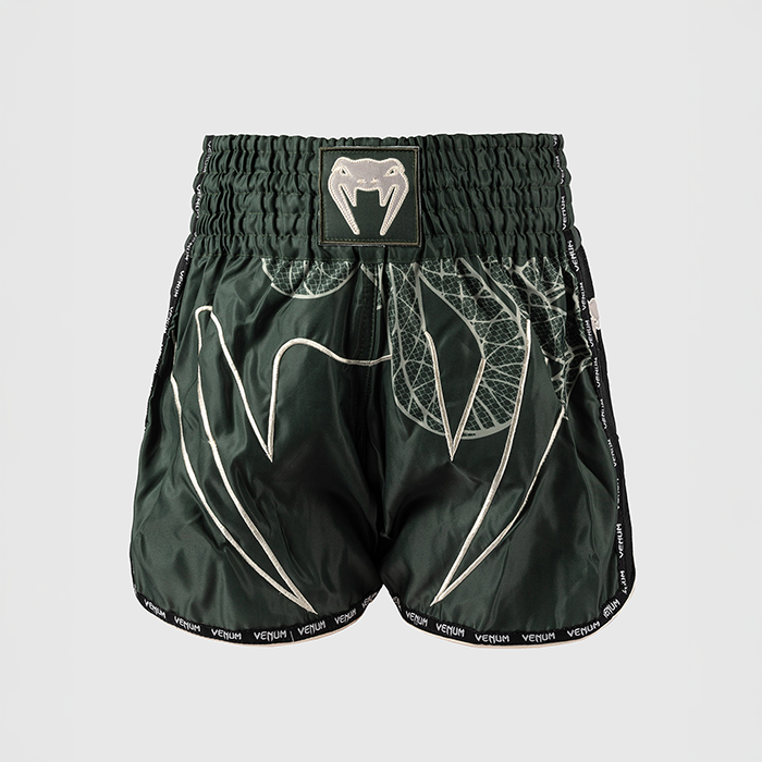 Serpenti Muay Thai-Shorts Khaki Brons Ivory