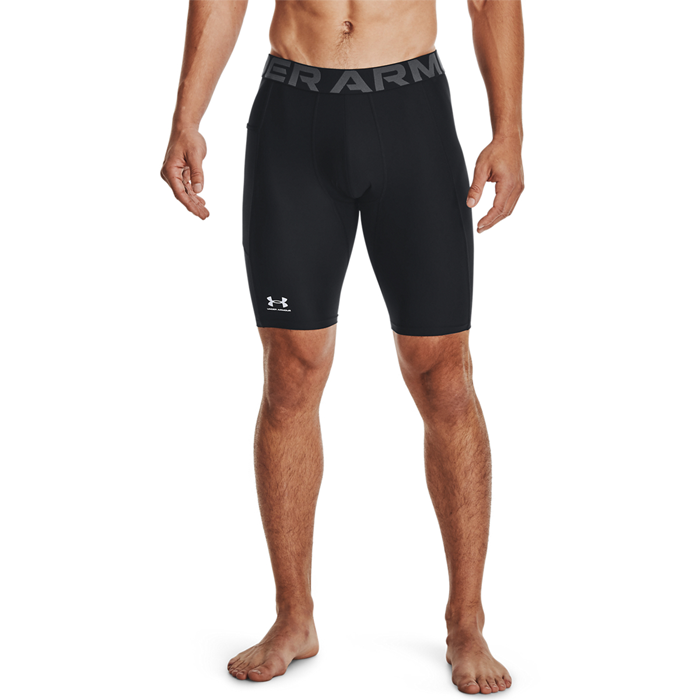 UA HG Armour Long Shorts, Black