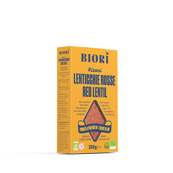 Röd Linspasta Risoni Glutenfri 250 g