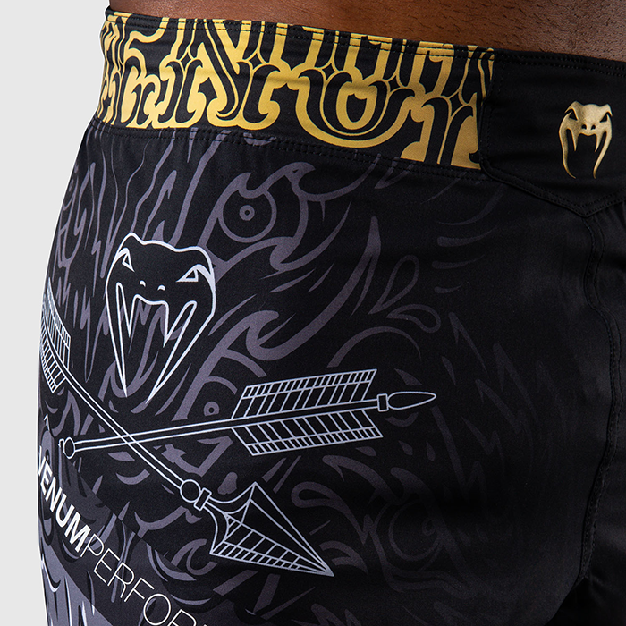 Venum Wolf Atak Fightshorts Svart Gr&aring;