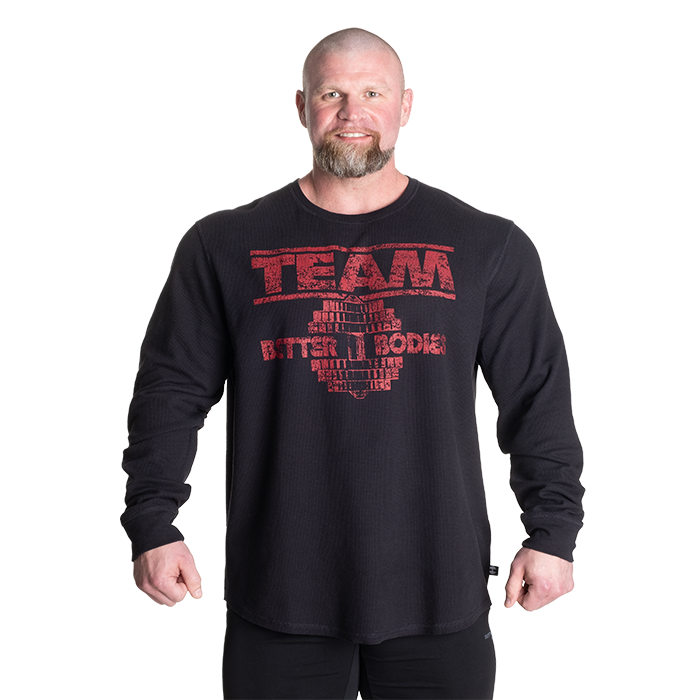 Better Bodies Thermal Team Sweater Black/Red