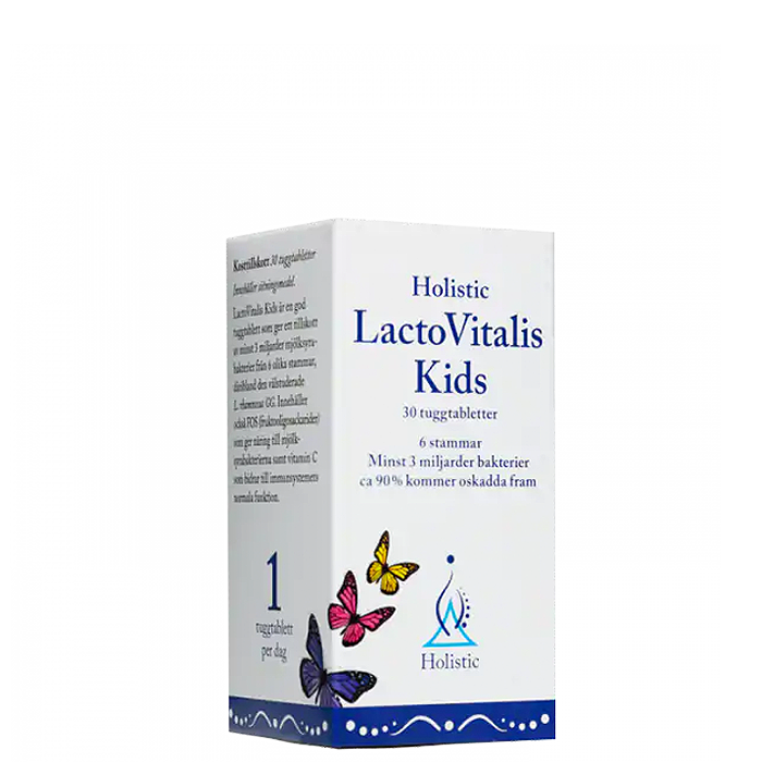 LactoVitalis Kids, 30 tuggtabletter