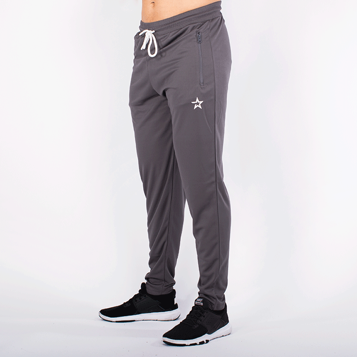Läs mer om Star Tapered Mesh Pants, Antracite