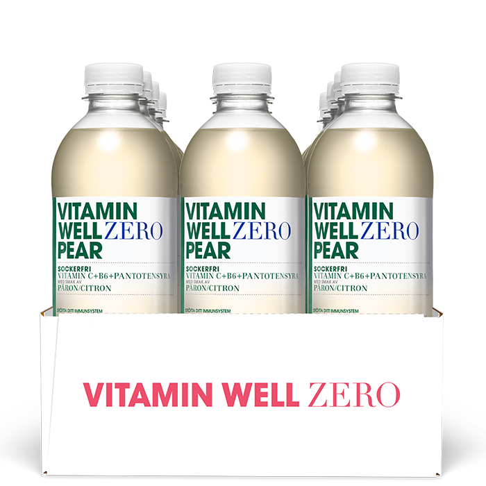 12 x Vitamin Well Zero Vitamindryck 500 ml