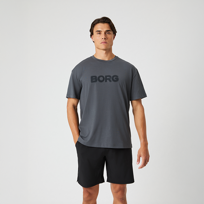 Borg Gym Oversized T-shirt Gr&aring;