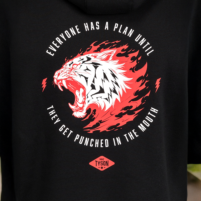 Venum X Mike Tyson Everyone has a plan Hoodie Svart R&ouml;d