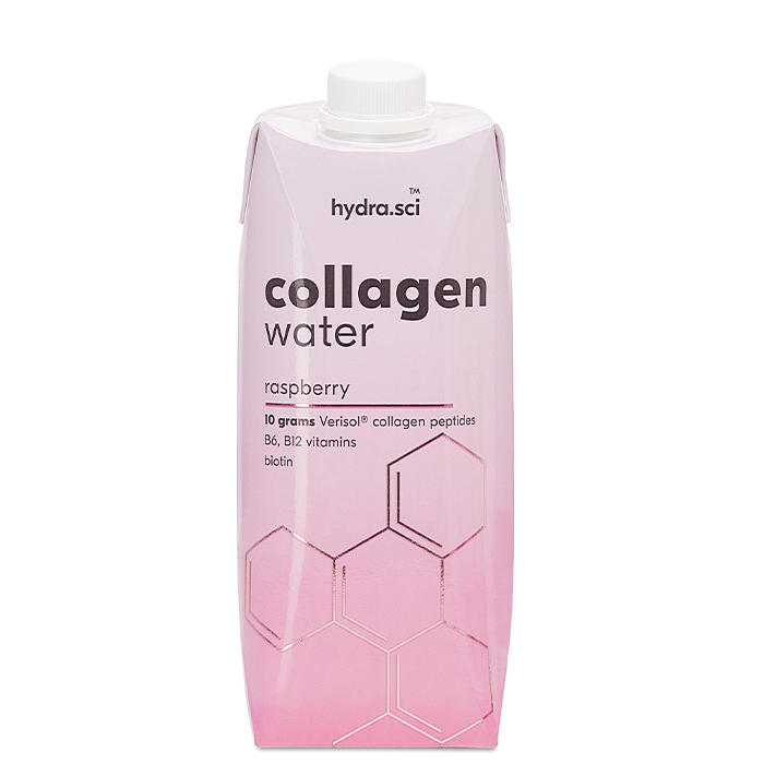 Hydra.sci 15 x Collagen Water Hallon 500 ml