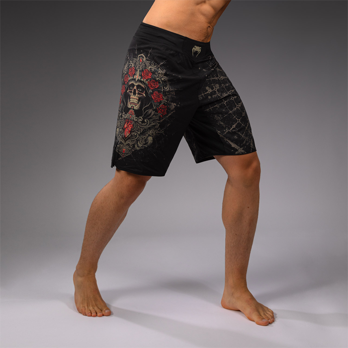 Santa Muerte 5.0 Fight Shorts Svart Guld