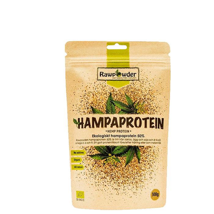 Rawpowder Hampaprotein 50% EKO 300 g