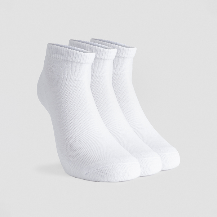 3-Pack Ankle Sock White