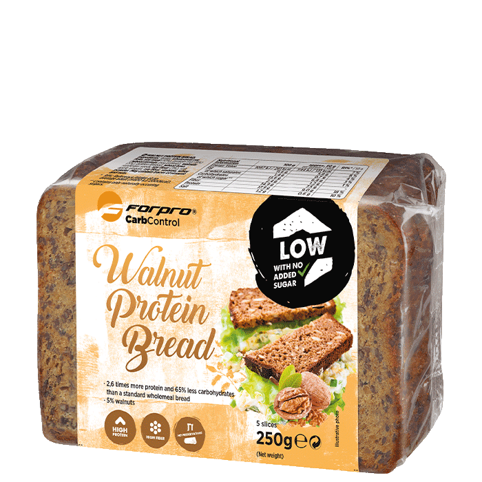 Protein Bröd Valnöt 250 g