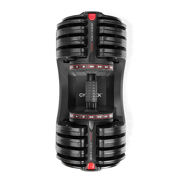 Gymstick Quick-Lock Justerbar Hantel 36 kg