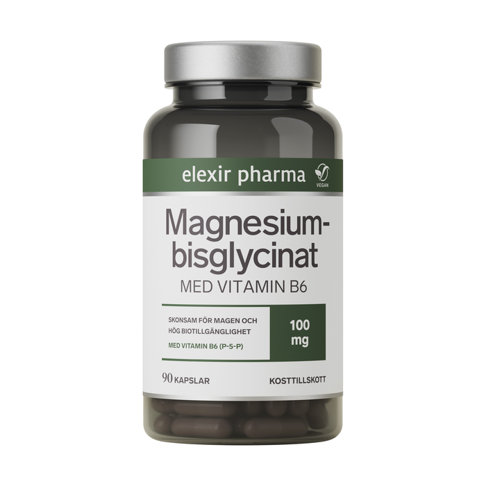 Elexir Pharma Magnesiumbisglycinat 90 kapslar