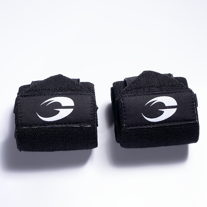 Hardcore Wrist Wraps 18 inch,Black/White