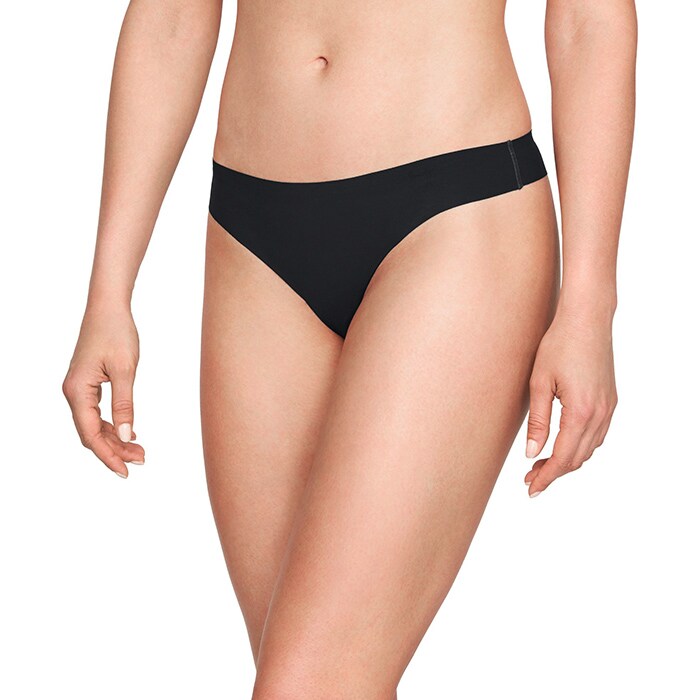 Under Armour Pure Stretch Thong 3-Pack Black