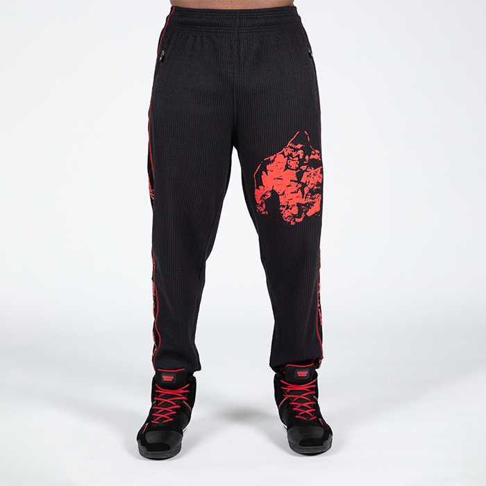 Buffalo Old School Workout Pants Black/Red