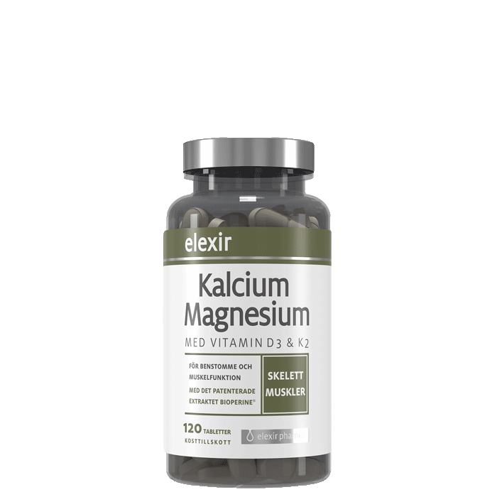 Elexir Pharma Kalcium Magnesium 120 tabletter