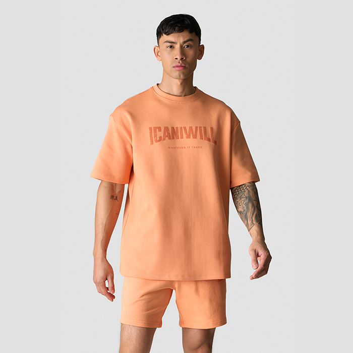 Revive T-shirt Print Orange