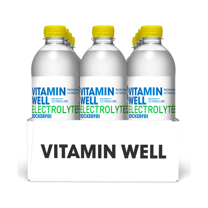 Vitamin Well 12 x Vitamin Well Electrolytes 500 ml