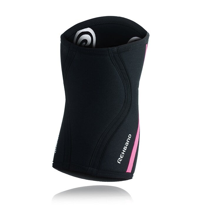 RX Kn&auml;skydd 7mm Svart/Rosa