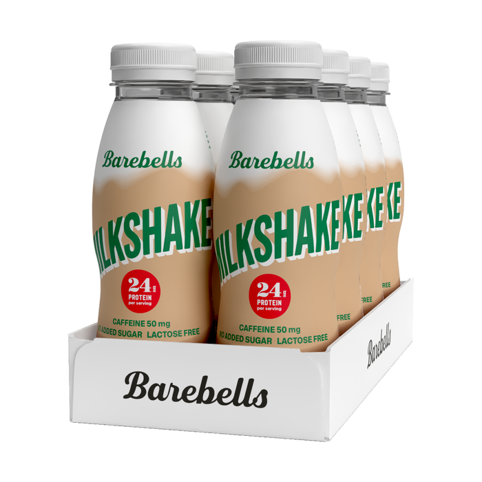 8 x Barebells Protein Milkshake, 330 ml cappuccino
