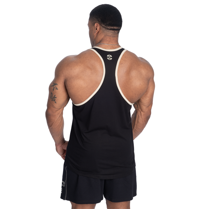 Legacy Essential T‑Back Linne Svart Beige