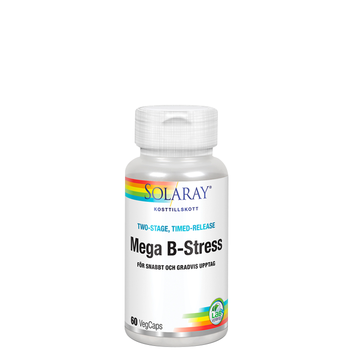 Solaray Mega B-Stress 60 kapslar