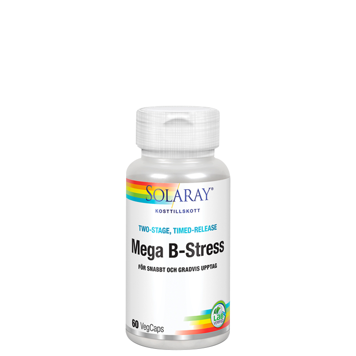 Mega B-Stress B-vitamin 60 kapslar