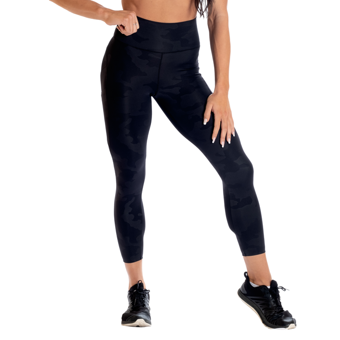 High Waist Leggings Svart/Camo