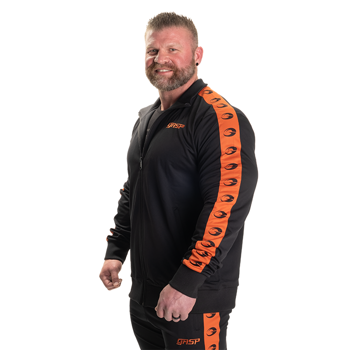 Track Suit Jacket,Black/Flame