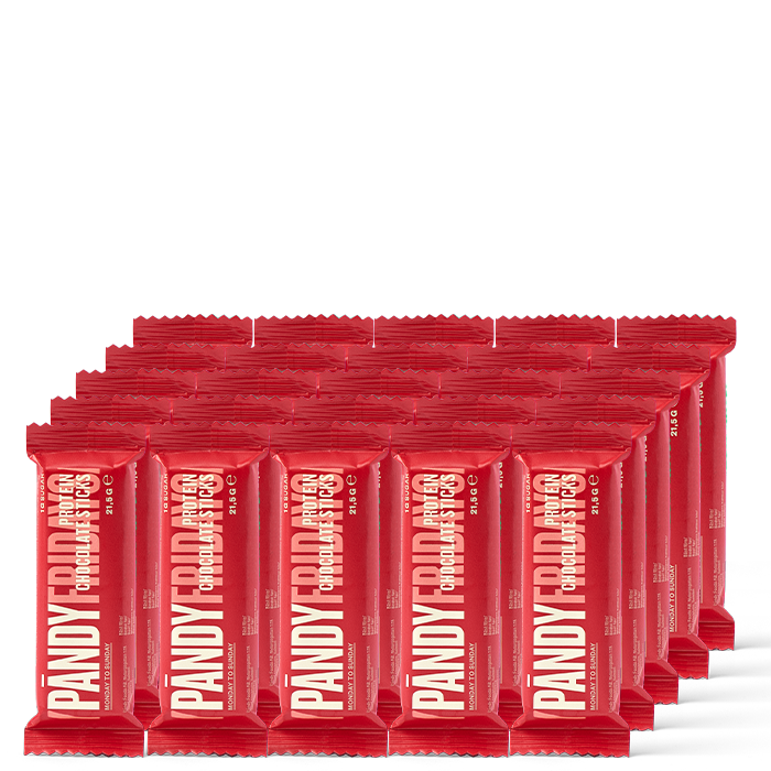 Läs mer om 25 x Pändy Protein Chocolate Sticks, 21,5 g