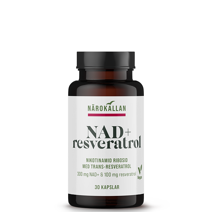 NAD+ Resveratrol 30 kapslar