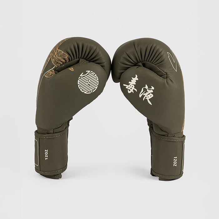 Serpenti Boxningshandskar Khaki Brons Ivory