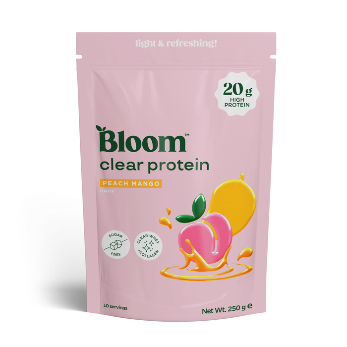 Bloom Clear Protein Collagen 250 g peach_mango