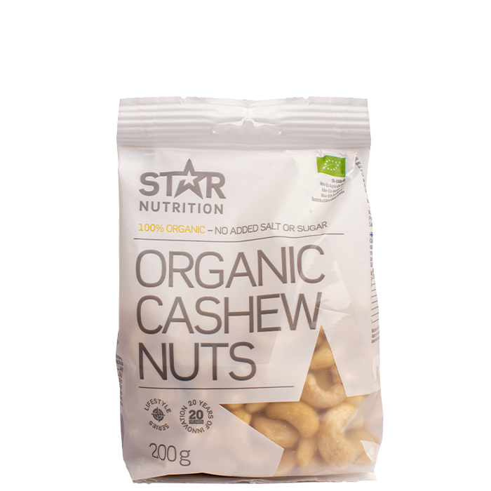 Star Nutrition Organic Cashew Nuts 200 g