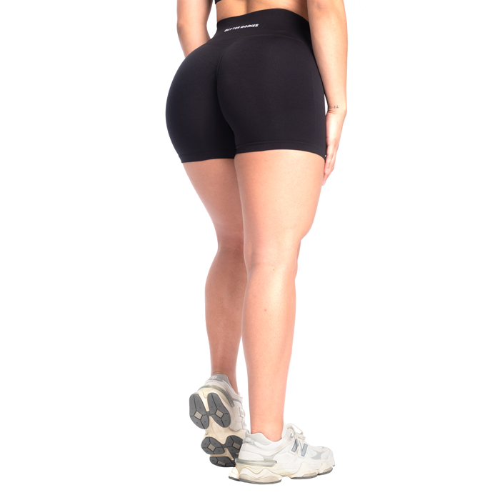 Scrunch Shorts Svart